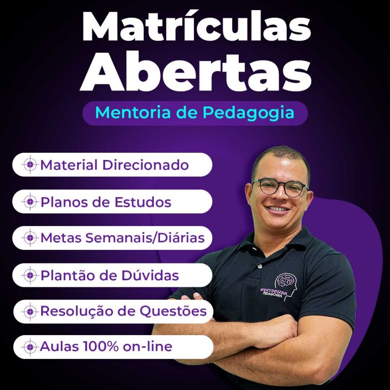 Matrículas Abertas Mentoria de Pedagogia